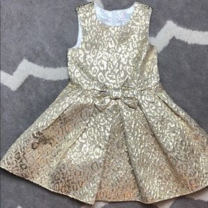 Children’s place special-occasion gold dress 5